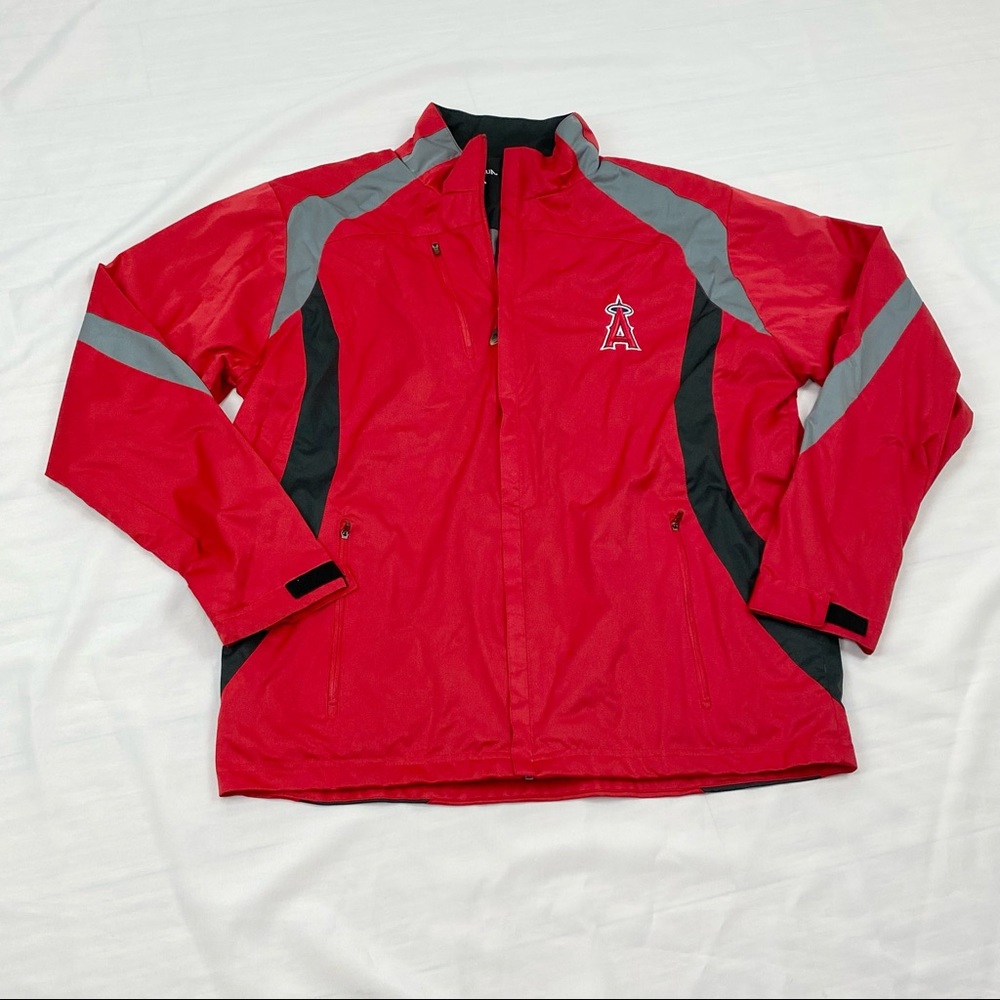 Men's Los Angeles Angeles Antigua Red Windbreaker